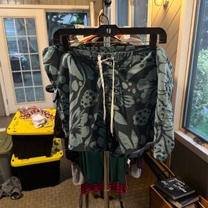 Floral Swim Coverup Shorts